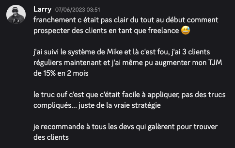 Témoignage Discord - Larry